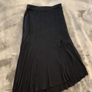 Abercrombie&Fitch black skirt with a split thigh